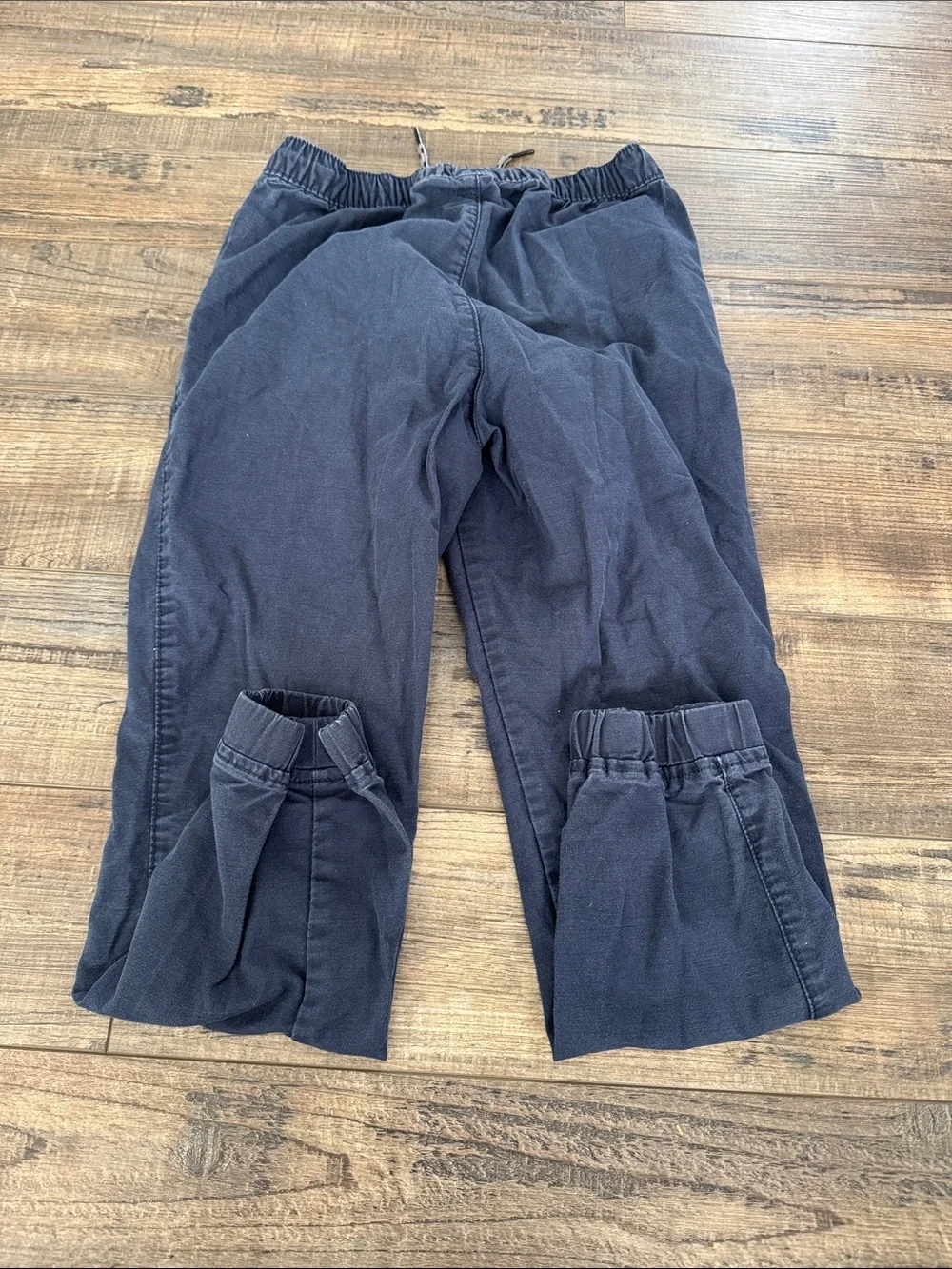 Set of 3 Gap Kids Size L Boys Navy Blue Drawstring Elastic Pants for Uniforms